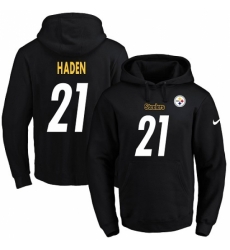 NFL Mens Nike Pittsburgh Steelers 21 Joe Haden Black Name Number Pullover Hoodie NFL Mens Nike Pittsburgh Steelers 21 Joe Haden Black Name Number Pullover Hoodie