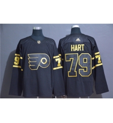 Flyers 79 Carter Hart Black Gold Adidas Jersey Flyers 79 Carter Hart Black Gold Adidas Jersey