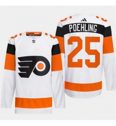 Men Philadelphia Flyers 25 Ryan Poehling White 2024 Stadium Series Stitched Jersey Men Philadelphia Flyers 25 Ryan Poehling White 2024 Stadium Series Stitched Jersey