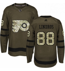 Youth Adidas Philadelphia Flyers 88 Eric Lindros Premier Green Salute to Service NHL Jersey Youth Adidas Philadelphia Flyers 88 Eric Lindros Premier Green Salute to Service NHL Jersey