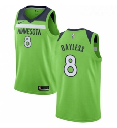 Mens Nike Minnesota Timberwolves 8 Jerryd Bayless Swingman Green NBA Jersey Statement Edition Mens Nike Minnesota Timberwolves 8 Jerryd Bayless Swingman Green NBA Jersey Statement Edition