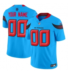 Houston Texans Blue 2024 Alternate F U S E Vapor Stitched Customized Jersey Houston Texans Blue 2024 Alternate F U S E Vapor Stitched Customized Jersey