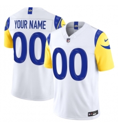 Men Los Angeles Rams Active Player Custom White 2026 F U S E  Vapor Limited Stitched Football Jersey