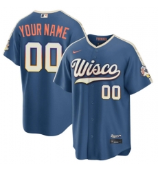 Men Milwaukee Brewers Nike Mineral Blue 2026 City Connect Stadium Custom Jersey Men Milwaukee Brewers Nike Mineral Blue 2026 City Connect Stadium Custom Jersey
