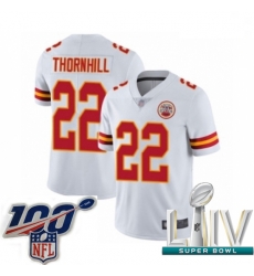 2020 Super Bowl LIV Men Kansas City Chiefs #22 Juan Thornhill White Vapor Untouchable Limited Player Football Jersey 2020 Super Bowl LIV Men Kansas City Chiefs #22 Juan Thornhill White Vapor Untouchable Limited Player Football Jersey