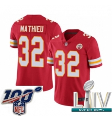 2020 Super Bowl LIV Men Kansas City Chiefs #32 Tyrann Mathieu Red Team Color Vapor Untouchable Limited Player Football Jersey 2020 Super Bowl LIV Men Kansas City Chiefs #32 Tyrann Mathieu Red Team Color Vapor Untouchable Limited Player Football Jersey