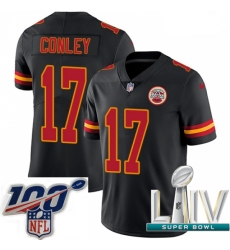 2020 Super Bowl LIV Men Nike Kansas City Chiefs #17 Chris Conley Limited Black Rush Vapor Untouchable NFL Jersey 2020 Super Bowl LIV Men Nike Kansas City Chiefs #17 Chris Conley Limited Black Rush Vapor Untouchable NFL Jersey