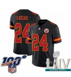 2020 Super Bowl LIV Men Nike Kansas City Chiefs #24 Jordan Lucas Limited Black Rush Vapor Untouchable NFL Jersey 2020 Super Bowl LIV Men Nike Kansas City Chiefs #24 Jordan Lucas Limited Black Rush Vapor Untouchable NFL Jersey