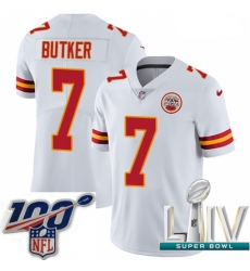 2020 Super Bowl LIV Men Nike Kansas City Chiefs #7 Harrison Butker White Vapor Untouchable Limited Player NFL Jersey 2020 Super Bowl LIV Men Nike Kansas City Chiefs #7 Harrison Butker White Vapor Untouchable Limited Player NFL Jersey