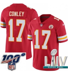 2020 Super Bowl LIV Youth Nike Kansas City Chiefs #17 Chris Conley Red Team Color Vapor Untouchable Limited Player NFL Jersey 2020 Super Bowl LIV Youth Nike Kansas City Chiefs #17 Chris Conley Red Team Color Vapor Untouchable Limited Player NFL Jersey
