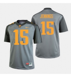 Men Tennessee Volunteers Jauan Jennings College Football Gray Jersey Men Tennessee Volunteers Jauan Jennings College Football Gray Jersey