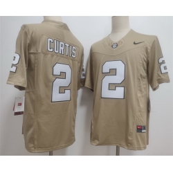 Men Vanderbilt Commodores  2 Jared Curtis Gold 2026 F U S E  Vapor Limited Stitched Football Jersey