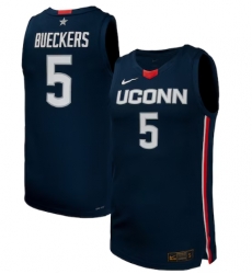 Youth UConn BUECKERS Navy Stitched Jerseys