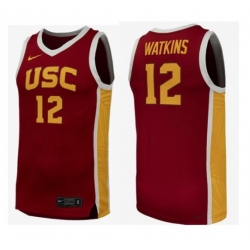 Youth USC JuJu Watkins #12 Red Basketball Jersey