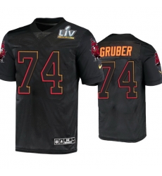 Men Paul Gruber Tampa Bay Buccaneers Black Super Bowl Lv Jersey Men Paul Gruber Tampa Bay Buccaneers Black Super Bowl Lv Jersey