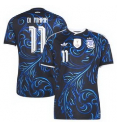 Youth 11Angel Di Maria Argentina National Team adidas 2026 Away Replica Jersey Black 2