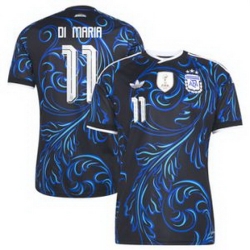 Youth 11Angel Di Maria Argentina National Team adidas 2026 Away Replica Jersey Black 2