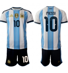 Argentina 2026 FIFA World Cup Soccer Jersey White #10 MESSI