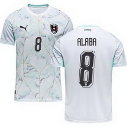 Youth 8 Austria David Alaba World Cup Away Replica Jersey  2