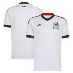 Youth 0 Mexico Blank 2026 Replica White Jersey 1