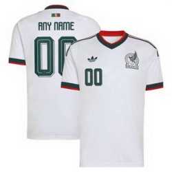 Youth 00 Mexico Custom 2026 Replica White Jersey 1