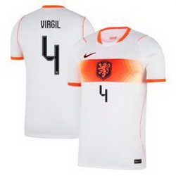 Youth 4 Netherlands National Virgil van Dijk 2026 Away Stadium  2