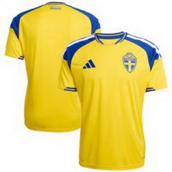 Youth 0 Sweden Blank World Cup Replica Jersey  1