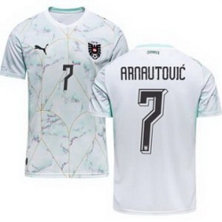 Men 7 Austria Marko Arnautovic World Cup Away Replica Jersey  2