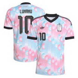 Men 10Romelu Lukaku Belgium Jersey   1