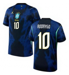 Men 10Rodrygo Brazil National Team Raphinha 2026 Home Jersey 2