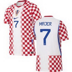 Men 7 Croatia Lovro Majer Away Replica World Cup   1