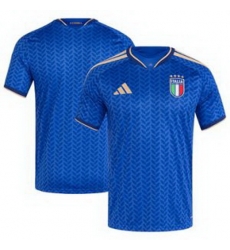 Men Italy National Team Blank Home Replica   1