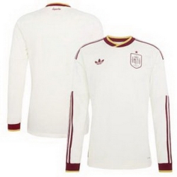 Men 0 Spain Blank World Cup 2026 Away Replica Jersey   2