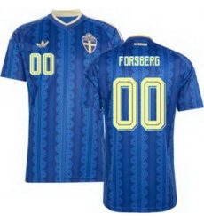 Men 00 Sweden Custom World Cup Replica Jersey 2 Men 00 Sweden Custom World Cup Replica Jersey 2