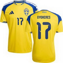 Men 17 Sweden Viktor Gyokeres World Cup Replica Jersey  1