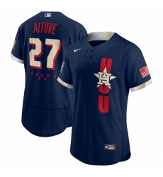 Men's Houston Astros #27 José Altuve Nike Navy 2021 MLB All-Star Game Authentic Player Jersey Men's Houston Astros #27 José Altuve Nike Navy 2021 MLB All-Star Game Authentic Player Jersey