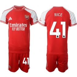 Men Arsenal 2026 Soccer Jerseys Red #41 RICE