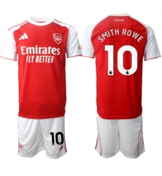 Men Arsenal 2026 Soccer Jerseys Red White #10 SMITH ROWE