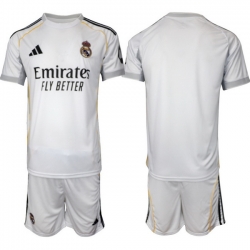 Men Real Madrid 2026 Soccer Jerseys White BLANK