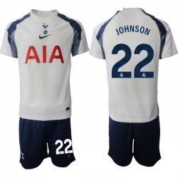 Men Tottenham Hotspur 2026 Soccer Jerseys White #22 JOHNSON