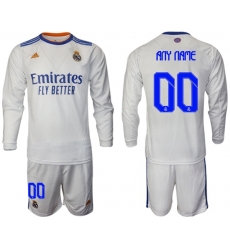 Men Real Madrid Long Sleeve Soccer Jerseys 556 Customized Men Real Madrid Long Sleeve Soccer Jerseys 556 Customized