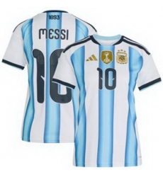 Women 10 Lionel Messi Argentina National Team World Cup  3