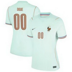 Women 00 Custom France Jersey   4