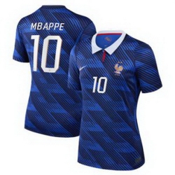 Women 10Kylian Mbappe France Jersey   3