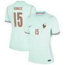 Women 15Ibrahima Konate France Jersey   4