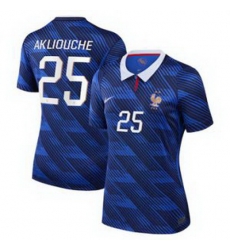 Women 25Maghnes Akliouche France Jersey   3
