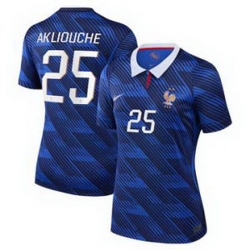 Women 25Maghnes Akliouche France Jersey   3