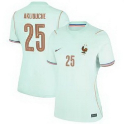Women 25Maghnes Akliouche France Jersey   4