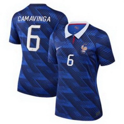 Women 6Eduardo Camavinga France Jersey   3