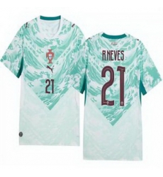 Women 21 Portugal Replica Ruben Neves Long Sleeve Away Jersey 1 Women 21 Portugal Replica Ruben Neves Long Sleeve Away Jersey 1